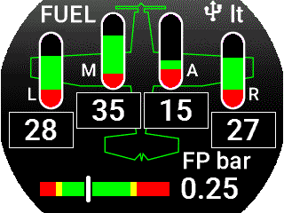 Strumento FlyBox Omnia Fuel L-P