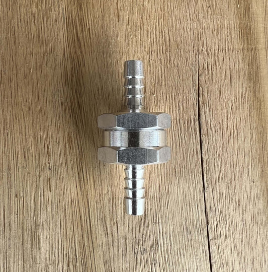 Valvola di non ritorno metallica diam. 6mm