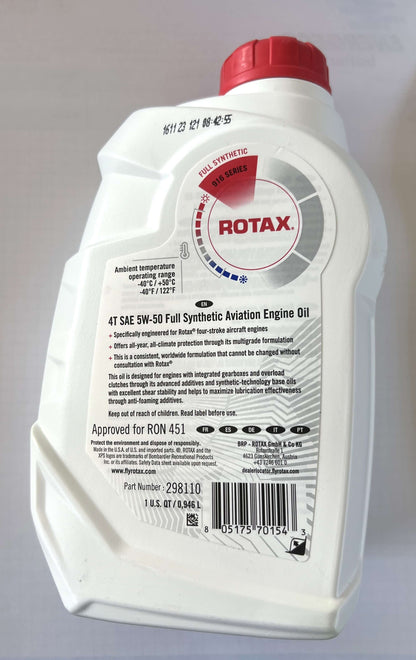 Olio motore Rotax XPS SAE 5W-50